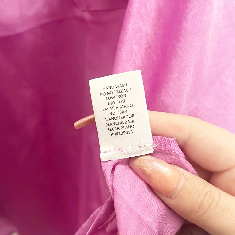 Andree By Unit 100% Polyester Shiny New Purple Cu… - image 7